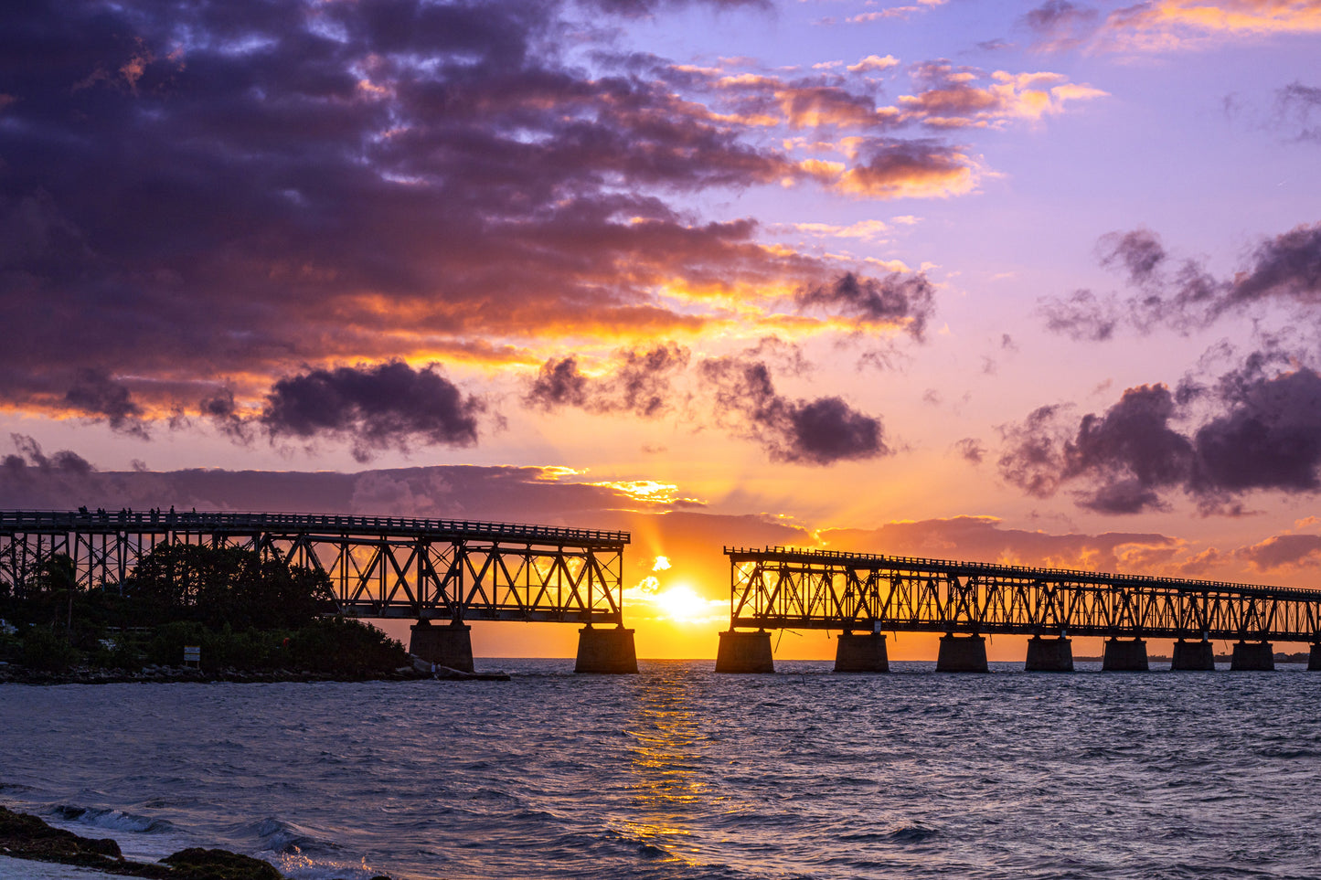 Dramatic Bahia Honda Sunset